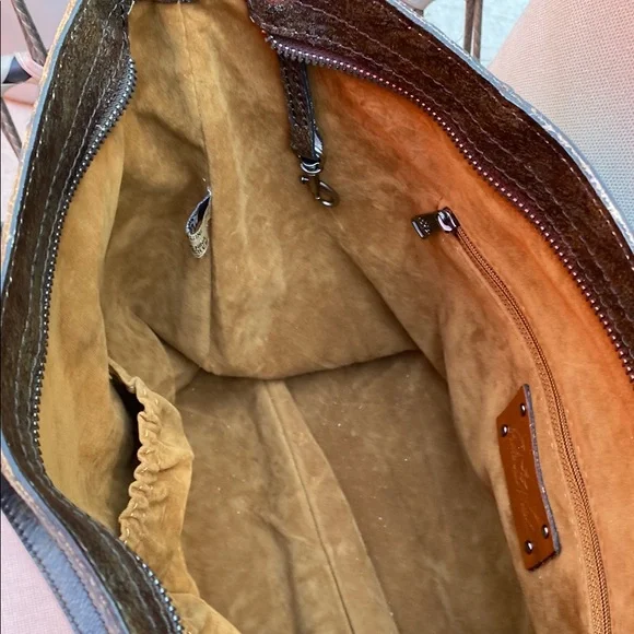 Patricia Nash Turquoise Tooled Leather Bag - Picture 7 of 16